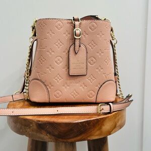 Blush Fashion Bucket Bag